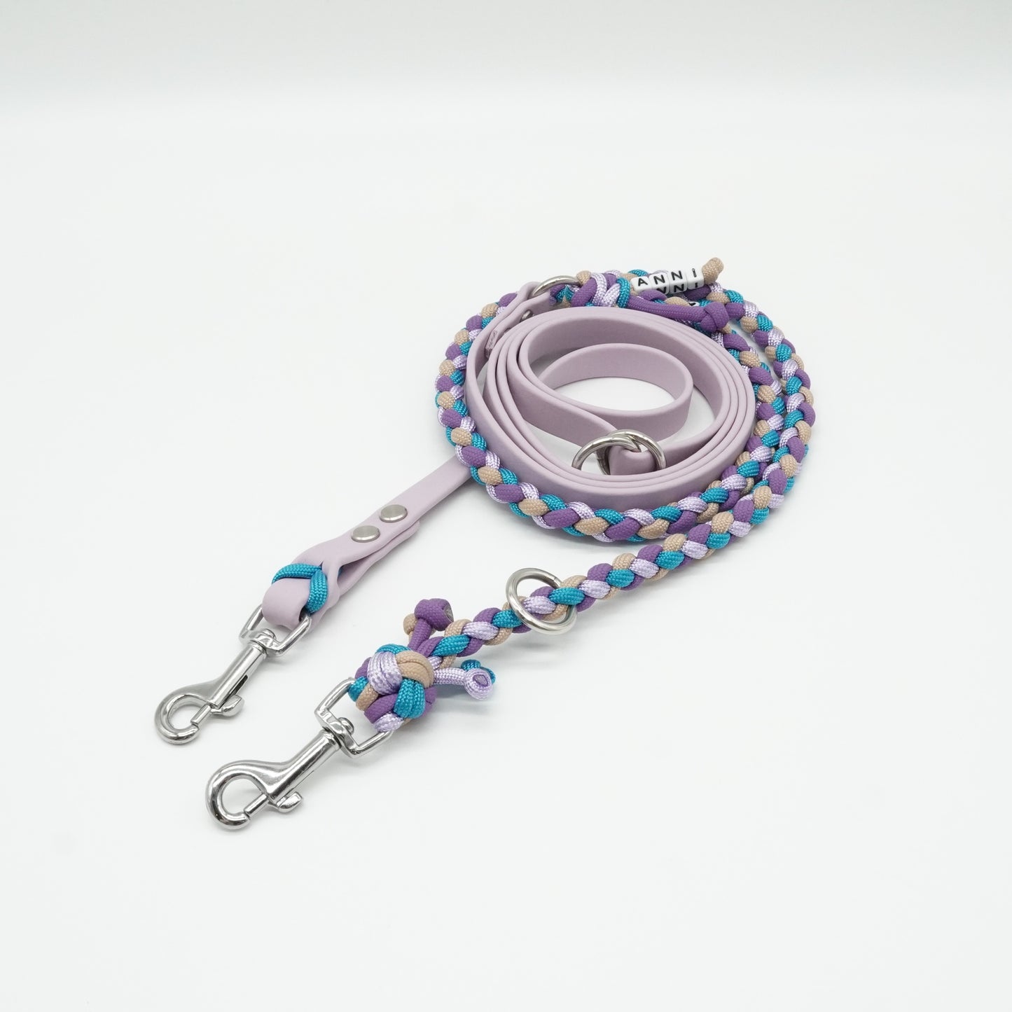 design yourself - "Nero mini" Biothane x Paracord Leine