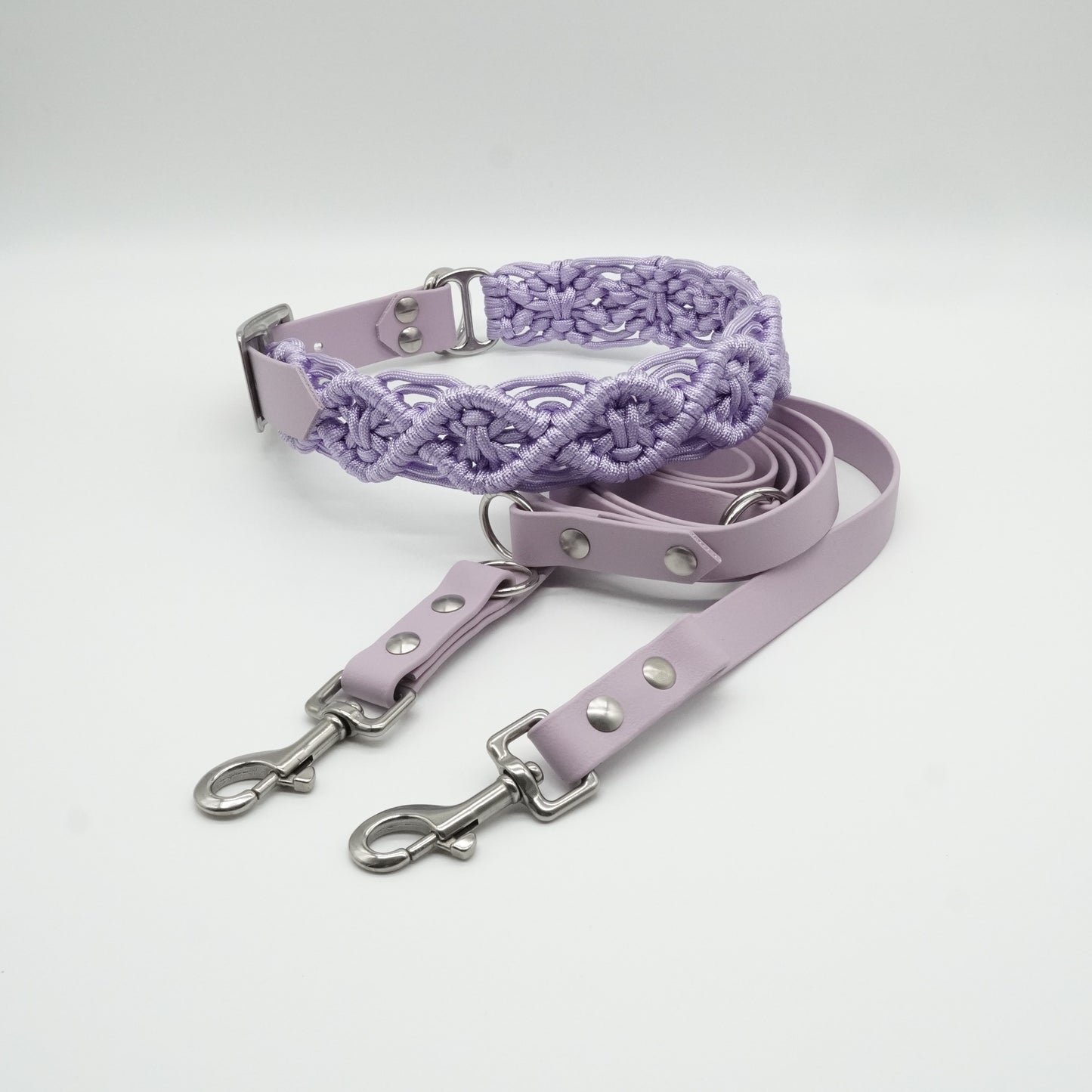 Luna´s Set | Jade Halsband/ Basic Biothane Leine