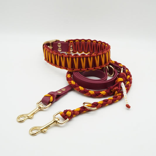 Cäsar´s Set | Holly Halsband/ Nero Leine