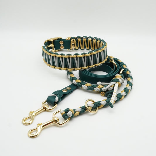 Elvis Set | Holly Halsband/ Nero Leine