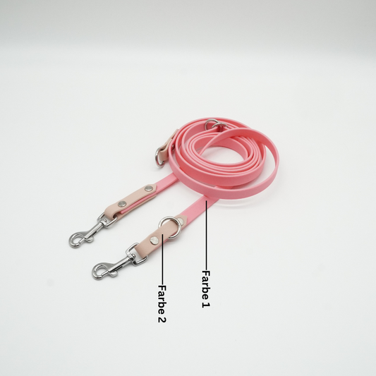 design yourself - "Basic zweifarbig mini" Biothane Leine