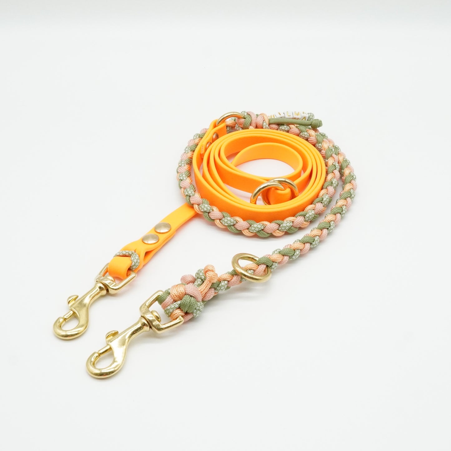 "Nero mini" - Biothane x Paracord Leine