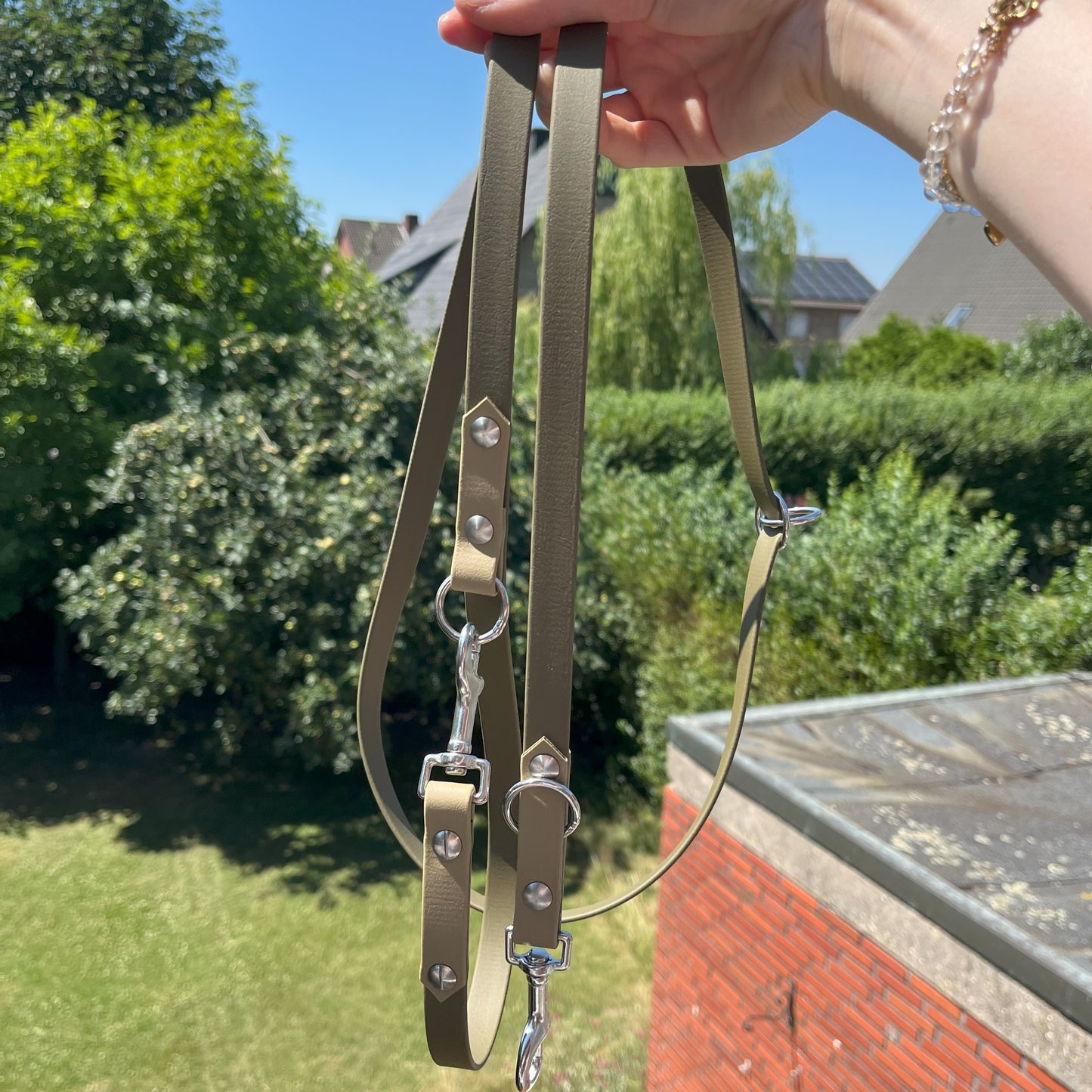 Biothane Leine zweifarbig