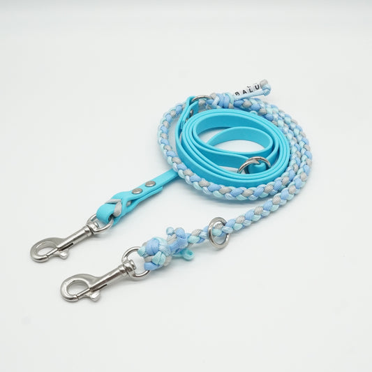 "Nero mini" - Biothane x Paracord Leine