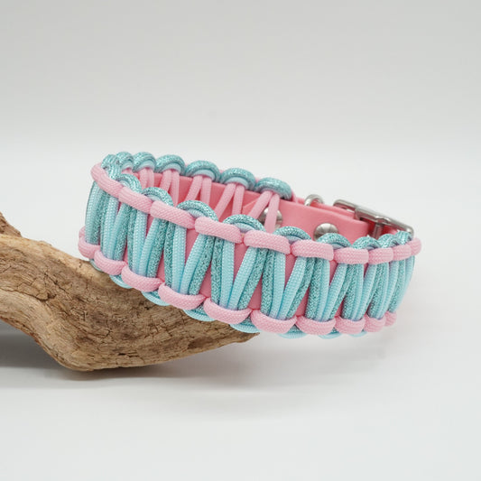 "Holly" Biothane x Paracord Halsband